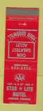 Matchbook Cover - Star Lite Motel Auburn IN