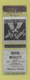 Matchbook Cover - Hotel Merritt Atchinson KS WEAR