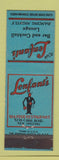 Matchbook Cover - Lenfant's Seafood New Orleans LA