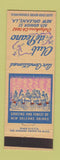 Matchbook Cover - Club De Peano New Orleans LA