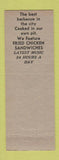 Matchbook Cover - Moonlight Inn New Orleans LA BBQ