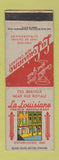 Matchbook Cover - La Louisiane New Orleans  LA French Restaurant