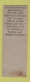 Matchbook Cover - La Louisiane New Orleans  LA French Restaurant