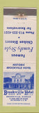 Matchbook Cover - Brookville Hotel KS WEAR