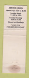 Matchbook Cover - Brookville Hotel KS WEAR