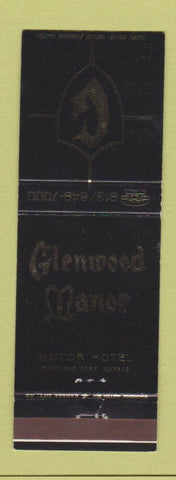 Matchbook Cover - Glenwood Manor Motor Hotel Overland Park KS