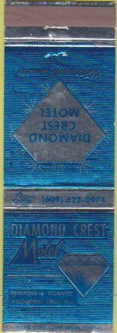Matchbook Cover - Diamond Crest Motel Wildwood Crest NJ