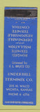 Matchbook Cover - Underhill Terminix Pest Control Wichita KS WORN