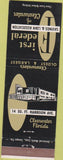 Matchbook Cover - First Federal Bank Clearwater FL