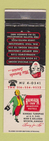 Matchbook Cover - Ramada Inn Wichita KS