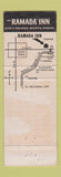 Matchbook Cover - Ramada Inn Wichita KS