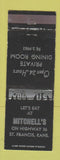 Matchbook Cover - Mitchell's Restaurant St Francis KS