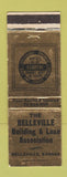Matchbook Cover - Belleville Building and Loan KS WEAR