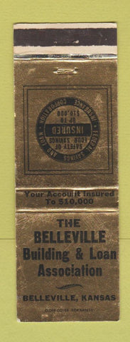 Matchbook Cover - Belleville Building and Loan KS WEAR
