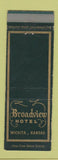 Matchbook Cover - Broadview Hotel Wichita KS