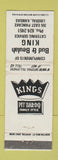 Matchbook Cover - Bud and Beulah King BBQ Liberal KS