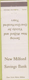 Matchbook Cover - New Milford Savings Bank MA