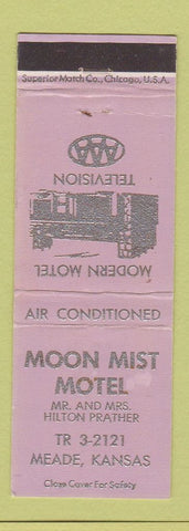 Matchbook Cover - Moon Mist Motel Meade KS WEAR
