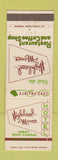 Matchbook Cover - Highland Manor Hotel Great Bend KS