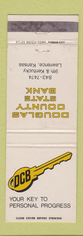 Matchbook Cover - Douglas State Bank Lawrence KS WEAR