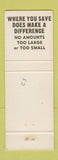 Matchbook Cover - Liberty Savings and Loan Fort Scott KS WEAR