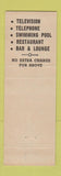 Matchbook Cover - Annapolis Terrace Motel MD