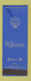 Matchbook Cover - Belvidere Baltimore MD STAINED