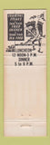 Matchbook Cover - Stone House Inn Silver Spring MD WEAR #2
