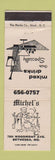 Matchbook Cover - Michel's Restaurant Bethesda MD