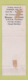 Matchbook Cover - Milton Inn Sparks MD WEAR