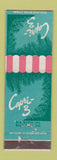 Matchbook Cover - Capri 3 Baltimore MD WEAR