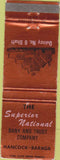 Matchbook Cover - Superior National Bank Hancock Baraga MN?
