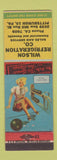 Matchbook Cover - Wilson Refrigeration Pittsburgh PA pinup