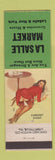 Matchbook Cover - La Salle Market pinup