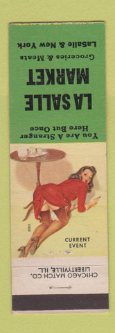 Matchbook Cover - La Salle Market pinup