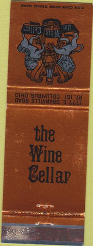 Matchbook Cover - The Wine Cellar Columbus OH