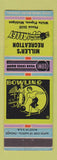 Matchbook Cover - Miller's Recreation Bowling White Pigeon MI girlie low phone #