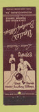 Matchbook Cover - Upde's Bowling Alleys Mechanicsburg PA girlie