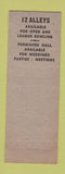 Matchbook Cover - Rebman's Bowling Lorain OH