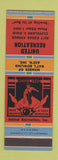 Matchbook Cover - United Recreation Cleveland OH bowling girlie
