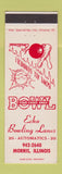 Matchbook Cover - Echo Bowling Lanes Morris IL