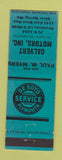 Matchbook Cover - DeSoto Plymouth Calvert Motors Silver Spring MD