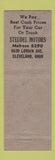 Matchbook Cover - Steudel Motors Dodge Plymouth Cleveland OH