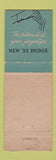 Matchbook Cover - 1955 Dodge Pauley Bros Shelton WA Plymouth