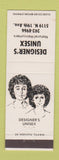 Matchbook Cover - Designer's Unisex Hair Salon