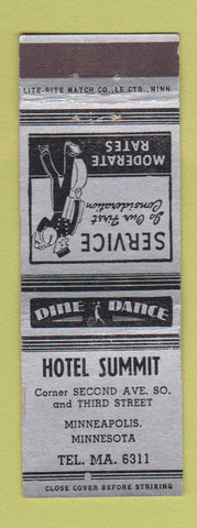 Matchbook Cover - Hotel Summit Minneapolis MN