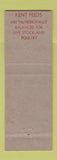Matchbook Cover - Kent Feeds Muscatine IA