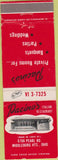 Matchbook Cover - Pacino's Italian Restaurant Middleburgh Heights OH