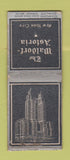 Matchbook Cover - Waldorf Astoria Hotel New York City DQ BOBTAIL WEAR