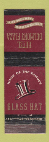 Matchbook Cover - Hotel Belmont Plaza New York City